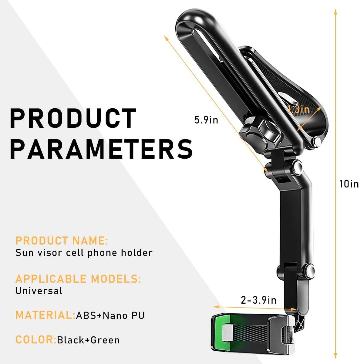 Universal 360° Rotating Car Phone Holder – Retractable, Stable & Hands-Free