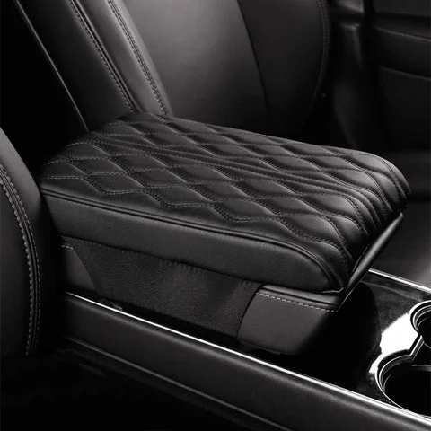Car Armrest Pad – Memory Foam Center Console Cushion, Universal Fit