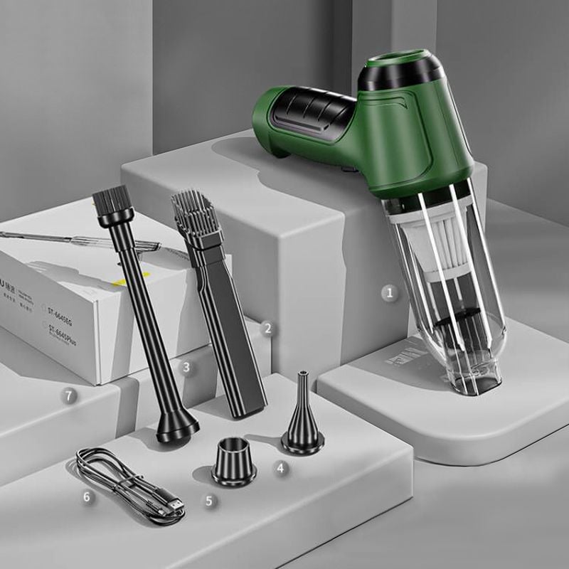 3-in-1 Cordless Vacuum Cleaner – Portable Handheld Vacuum for Home & Car