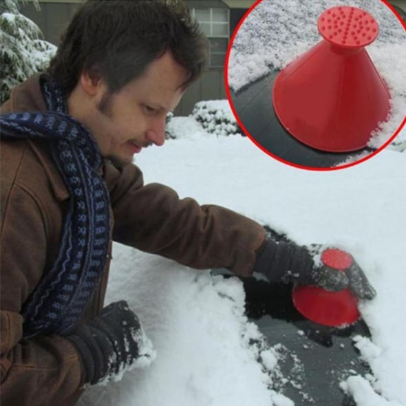 Car Ice Scraper – Windshield Frost, Snow & Ice Removal Tool