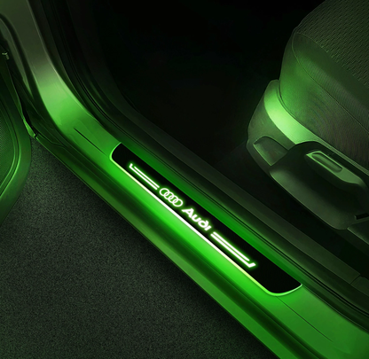 LED Car Door Sill Protector – Illuminated Anti-Scratch Door Sill Plate