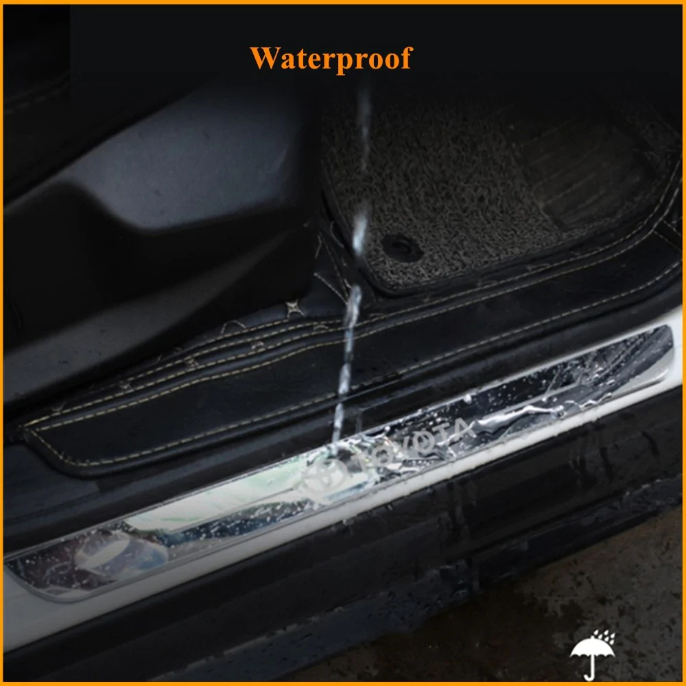 LED Car Door Sill Protector – Illuminated Anti-Scratch Door Sill Plate