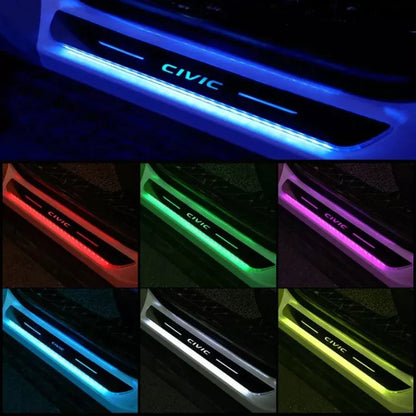 LED Car Door Sill Protector – Illuminated Anti-Scratch Door Sill Plate