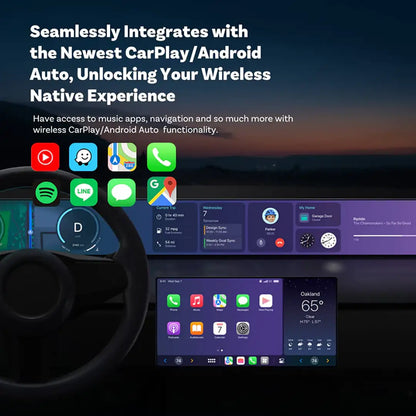 Ottocast Mini 3.0 Ultra Cube Wireless CarPlay & Android Auto Adapter for Cars