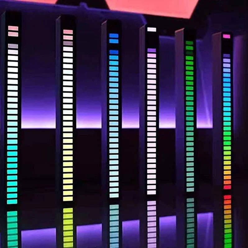 Wireless RGB Light Bar – Sound-Activated LED Music Sync Ambient Lighting