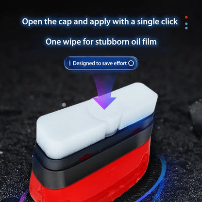Car Windshield Oil Film Cleaning Brush – Glass Oil Film & Stain Remover