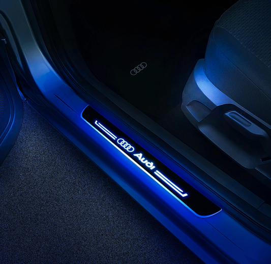LED Car Door Sill Protector – Illuminated Anti-Scratch Door Sill Plate