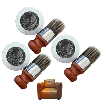 Car Leather Repair Cream – Leather Restorer & Conditioner with Cleaning Brush