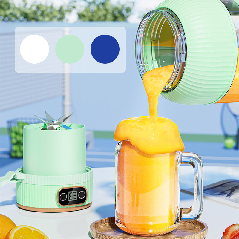 Portable Car Juicer – USB Rechargeable Blender Cup with Digital Display