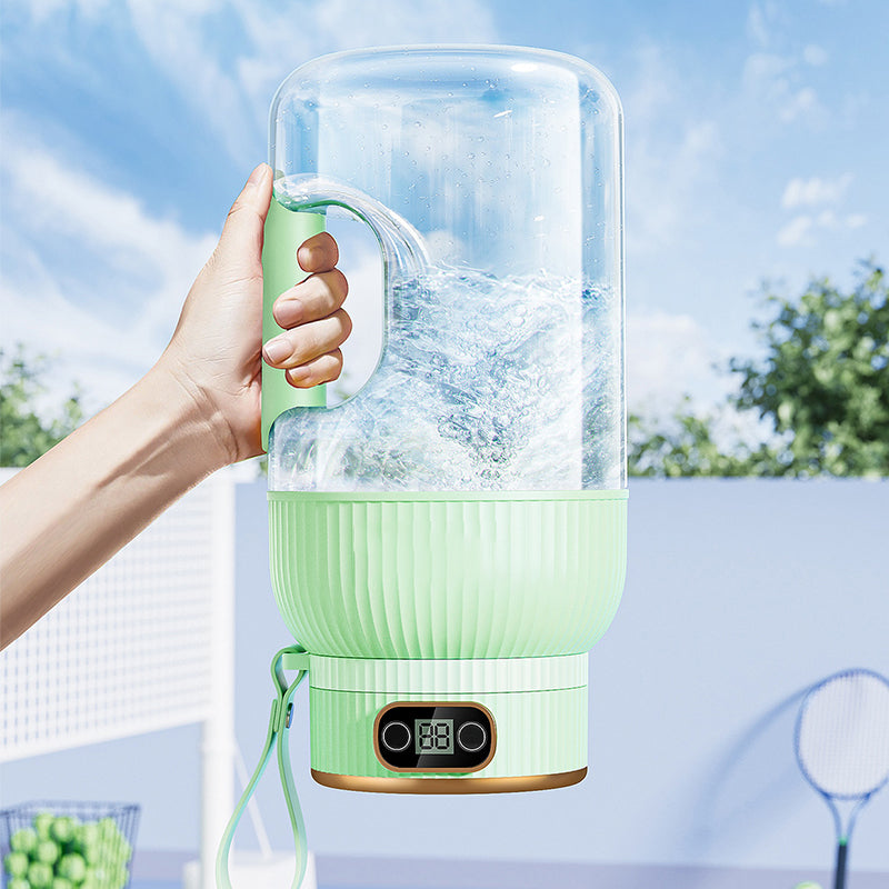 Portable Car Juicer – USB Rechargeable Blender Cup with Digital Display