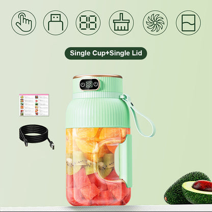 Portable Car Juicer – USB Rechargeable Blender Cup with Digital Display