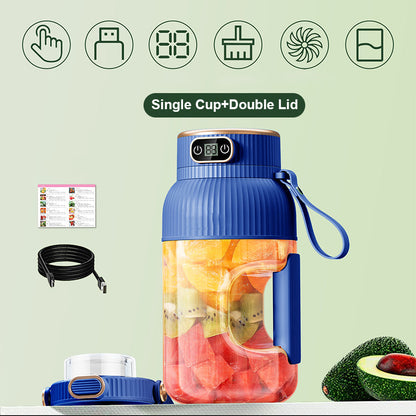 Portable Car Juicer – USB Rechargeable Blender Cup with Digital Display